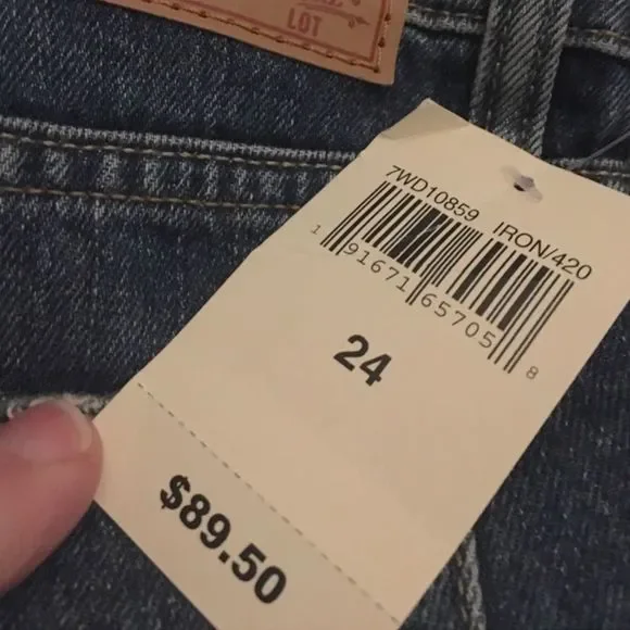 NWT $89 Lucky Brand | Bohemian | Fringe Hem Distressed Jeans | Size 00 - Picture 6 of 7